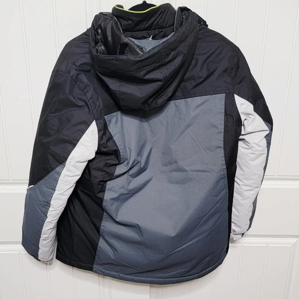 Gerry Boys Size Large 14/16 Winter Snow 2 in 1 Coat Jacket Gray Black EUC - Picture 11 of 14